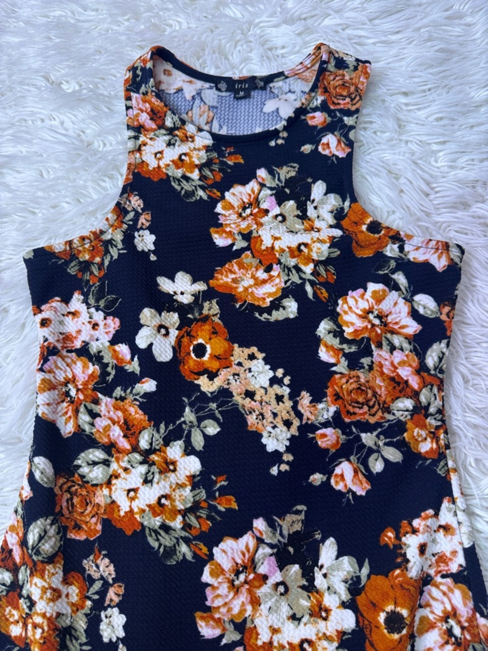 73 Blue Floral Iris M